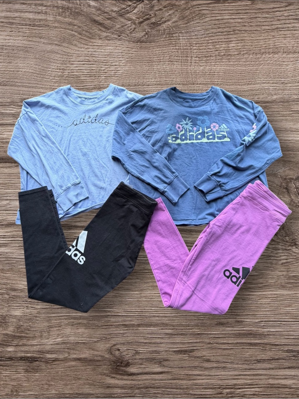 Girls Adidas Lot of 2 Matching Sets Size Medium 10/12